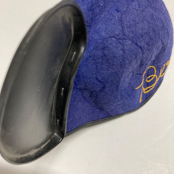 Vintage 90's blue Mickey Mouse Club  flat Disney Ears felt Hat - Picture 5 of 6